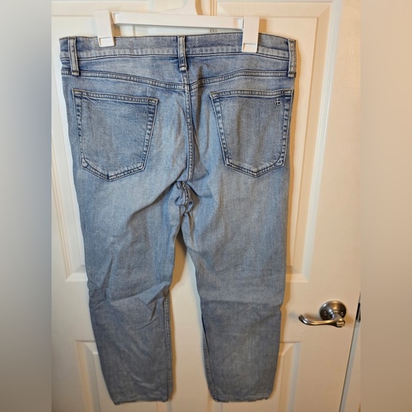 rag & bone Men's Sky Blue Slim Jeans - Picture 6 of 6